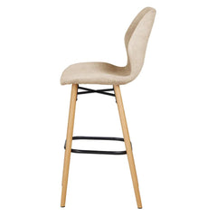 ZAGO Bar Stool Keri Soft Touch Fabric