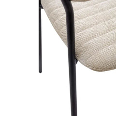 ZAGO Dining Chair Kota Metal Legs Fabric