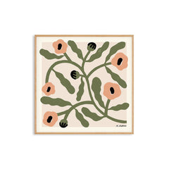 PSTR STUDIO Art Print - Madelen - Beige Poppies