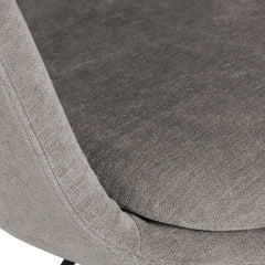 ZAGO Swivel Armchair Mado Soft Touch Fabric