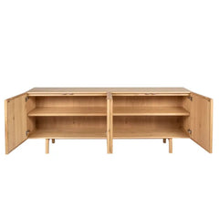 ZAGO Sideboard Magik Natural Oak 4 Doors 200cm