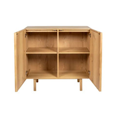 ZAGO High Sideboard Magik Natural Oak 2 Doors 100cm