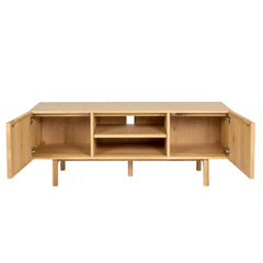 ZAGO Low Sideboard Magik Natural Oak 2 Doors 140cm