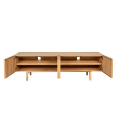 ZAGO Low Sideboard Magik Natural Oak 4 Doors 180cm