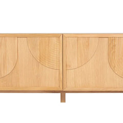 ZAGO Low Sideboard Magik Natural Oak 4 Doors 180cm