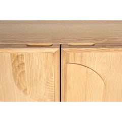 ZAGO Low Sideboard Magik Natural Oak 4 Doors 180cm