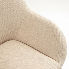 ZAGO Armchair Malvea Wood Legs Fabric