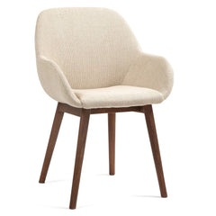 ZAGO Armchair Malvea Wood Legs Fabric