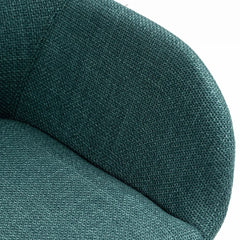 ZAGO Armchair Malvea Wood Legs Fabric