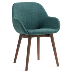 ZAGO Armchair Malvea Wood Legs Fabric