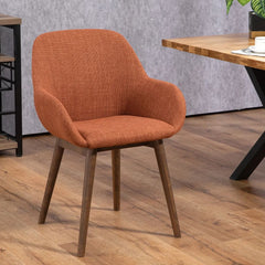 ZAGO Armchair Malvea Wood Legs Fabric