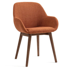 ZAGO Armchair Malvea Wood Legs Fabric