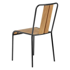 ZAGO Chair Manhattan Metal Legs Natural Oak