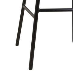 ZAGO Bar Stool Marcel Metal Legs Leather 67cm