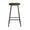 ZAGO Bar Stool Marcel Metal Legs Leather 67cm