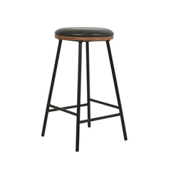 ZAGO Bar Stool Marcel Metal Legs Leather 67cm