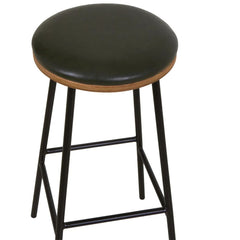 ZAGO Bar Stool Marcel Metal Legs Leather 67cm