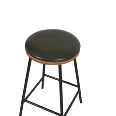 ZAGO Bar Stool Marcel Metal Legs Leather 67cm