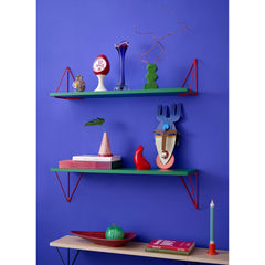 MAZE Shelf Pythagoras Oak MDF Green 80cm