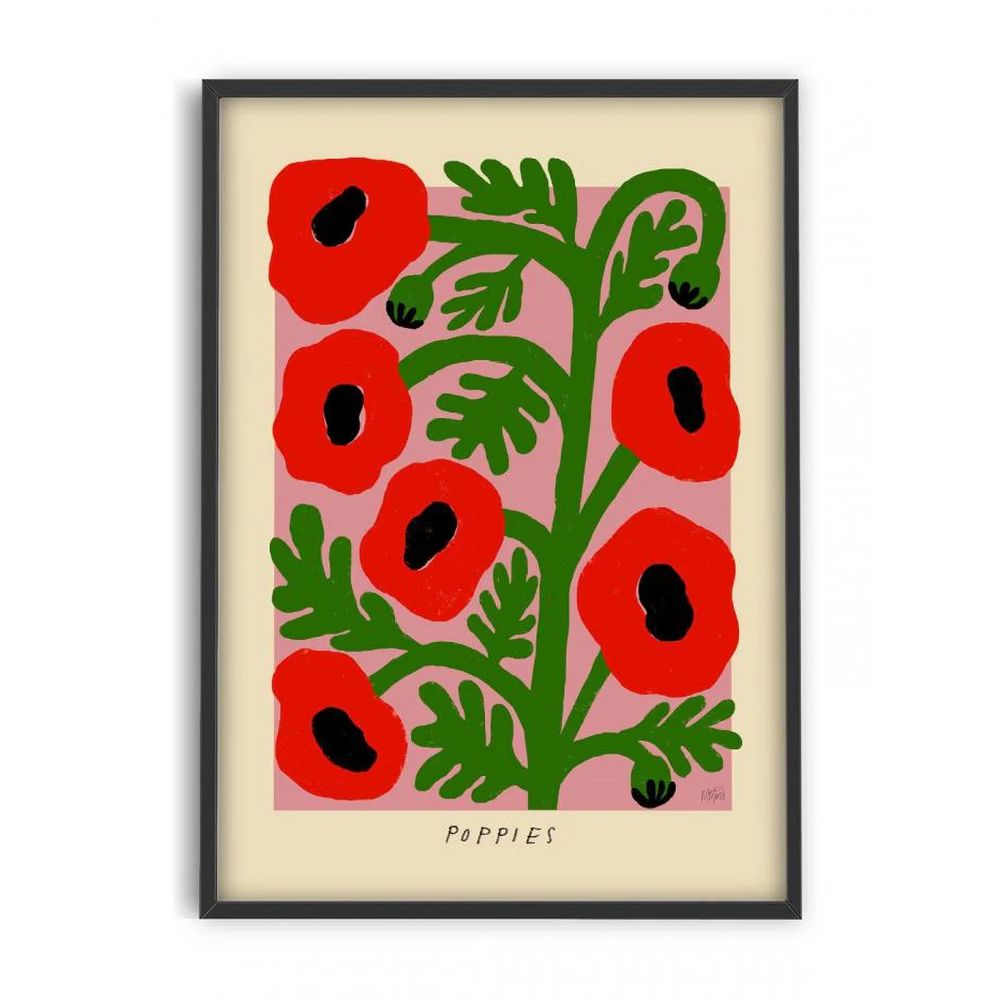 PSTR STUDIO Art Print - Madelen - Poppies