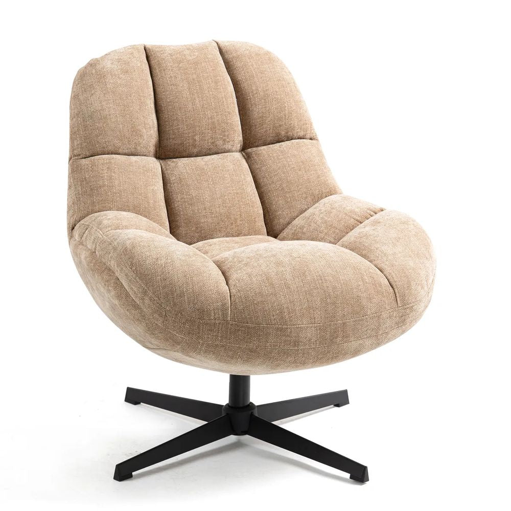 ZAGO Swivel Armchair Molto Fabric