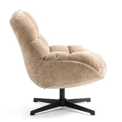 ZAGO Swivel Armchair Molto Fabric