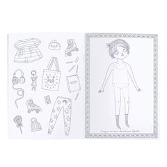 MOULIN ROTY Coloring Book Les Parisiennes (36 pages)