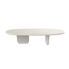 FURNIFIED Coffee Table Ido White Microskin 165cm