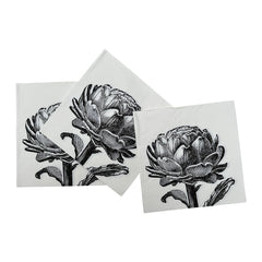 OPJET PARIS Set of 20 Paper Napkins Artichoke