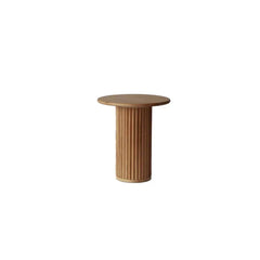 ZAGO Side Table Palm Oak Veneer ⌀45cm