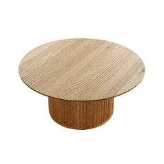 ZAGO Coffee Table Palm Oak Veneer ⌀80cm