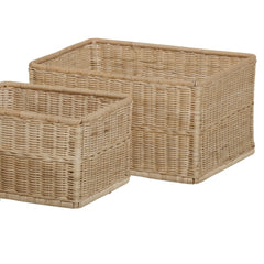 ORCHID EDITION Storage Basket Natural Rattan 45x36cm