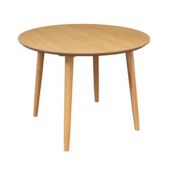 ZAGO Round Dining Table Pepper Oak Veneer