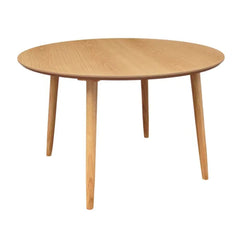 ZAGO Round Dining Table Pepper Oak Veneer