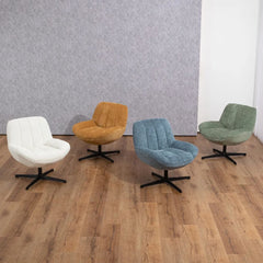 ZAGO Swivel Armchair Rena Fabric