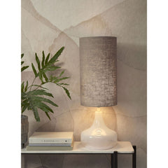 IT’S ABOUT ROMI Table Lamp Reykjavik Glass Cotton Shade 45cm