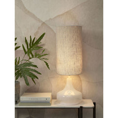 IT’S ABOUT ROMI Table Lamp Reykjavik Glass Cotton Shade 45cm