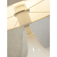 IT’S ABOUT ROMI Table Lamp Reykjavik Glass Cotton Shade 45cm