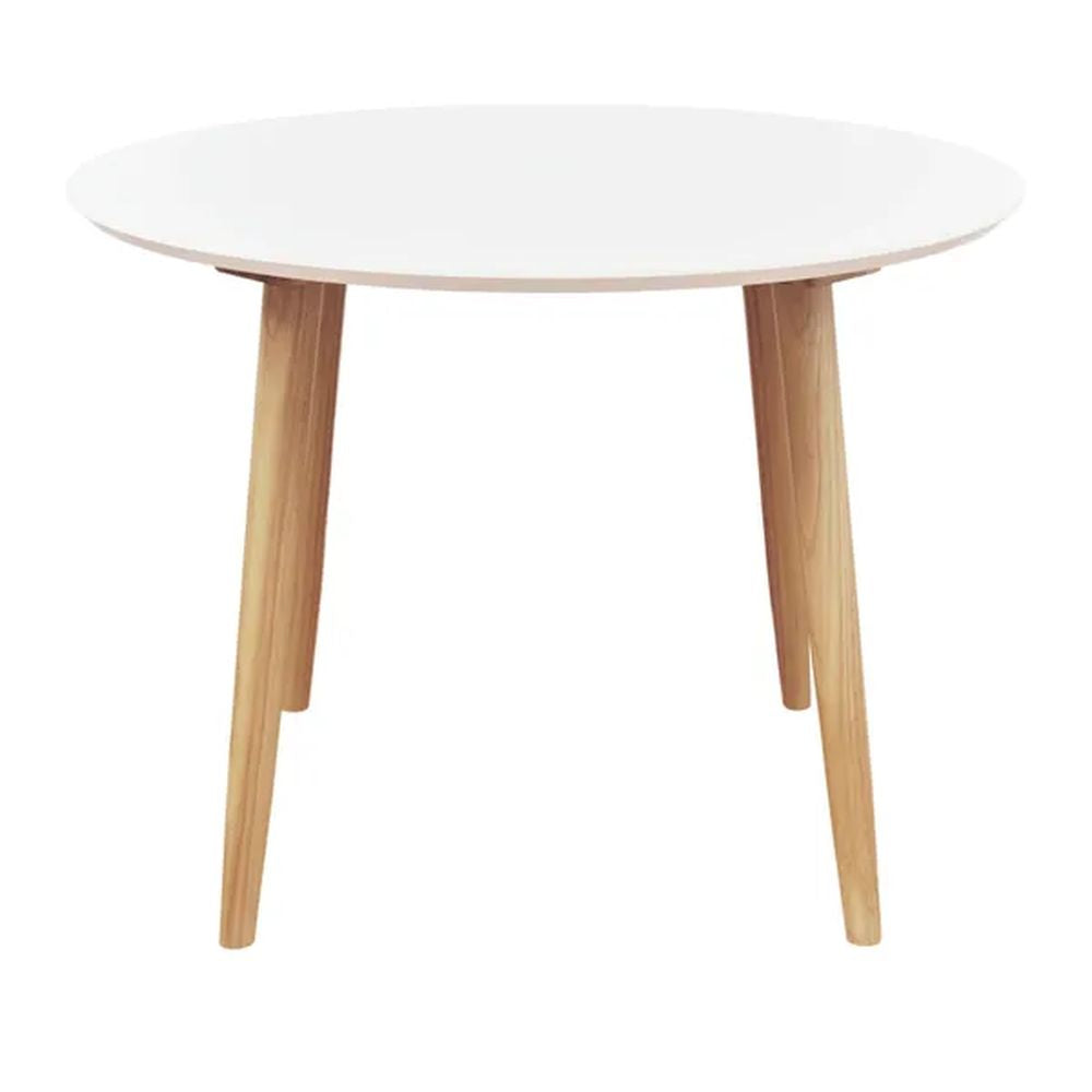 ZAGO Dining Table Salt MDF White