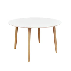 ZAGO Dining Table Salt MDF White