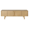 ZAGO TV Low Sideboard Sirocco Natural Oak 180cm