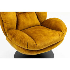 ZAGO Swivel Armchair Topi Fabric