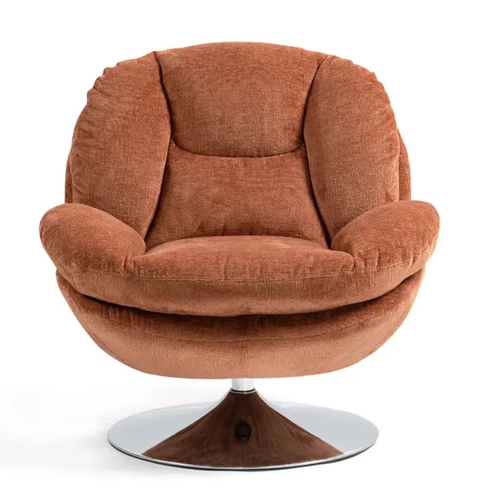 ZAGO Swivel Armchair Topi Fabric