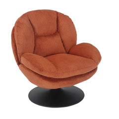 ZAGO Swivel Armchair Topi Corduroy Fabric