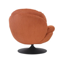 ZAGO Swivel Armchair Topi Corduroy Fabric