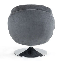 ZAGO Swivel Armchair Topi Fabric