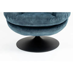 ZAGO Swivel Armchair Topi Fabric