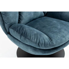 ZAGO Swivel Armchair Topi Fabric