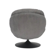 ZAGO Swivel Armchair Topi Corduroy Fabric