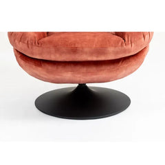 ZAGO Swivel Armchair Topi Fabric